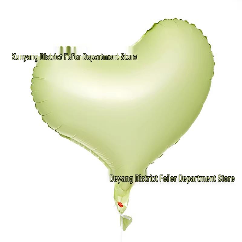 Heart-Shaped Frosted Aluminum Balloons for Valentine s, Weddings & Birthdays
