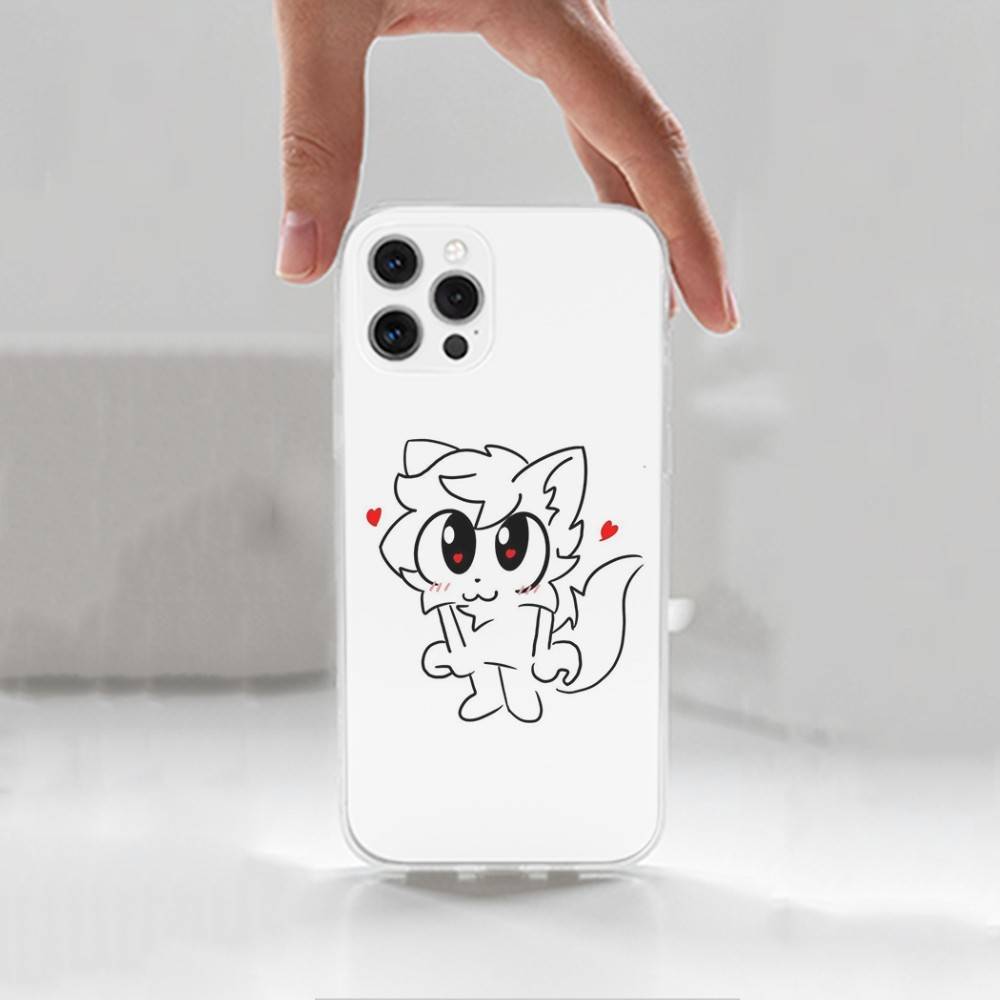 C-Cute B-Boykisser Phone For iPhone 14,13,12,11,17,16,15,Pro,X,XS,XR,SE,Max,Plus,Mini Transparent Soft Cover