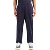 Armani Exchange SS24 Solid Color Elastic Waist Loose Fit Cuffed Casual Pants Men Bottoms Navy-Blue 3DZPHK-ZJXRZ-15CX