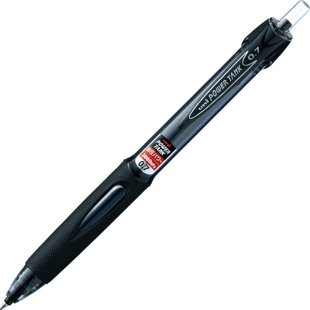 Mitsubishi Pencils Ballpoint Pen Power Tank Standard 0.7mm Black SN200PT07.24 10-pack