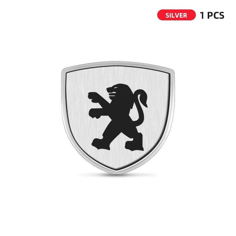 2026 Hot Car Sticker New 3D Aluminum Emblem Car Decoration Body Stickers Decals For Peugeot 308 408 508 RCZ 208 3008 2008 206 20