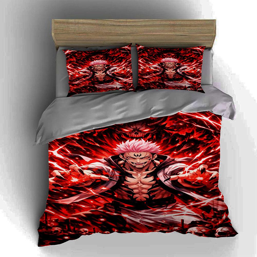 Fiery Character Design. Bedding Duvet Cover Sets Duvet Covers Pillowcases Gifts (1 * Duvet Cover 2 * Pillowcases, Without Duvet Insert)