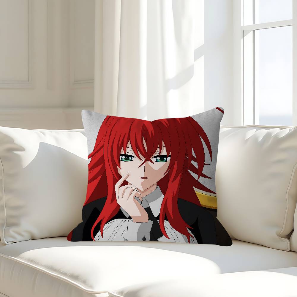

Anime H-High School DxD Pillow Case Removable Washable Cushion Cover – All-Season Soft Linen 16x16Inch