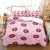 Cartoon Gabby's Dollhouse Duvet Cover Set 3Pcs Kids Bedding Set With Pillowcases Twin Full Queen King Bed Linen
