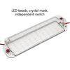72LED 12-24V Car Reading LED Night Strip Light Ceiling Lamp with On/Off Switch