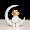 Żywica Figurka Astronauty Statua Figurka Kosmonauta Rzeźba Edukacyjna Zabawka Dekoracja Biurka Domu Model Astronauty Na Prezent Dla Dzieci