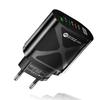 58W Multi-Standard Travel Charger with USB & Dual PD Fast Charging (EU/US/UK/KR/AU)
