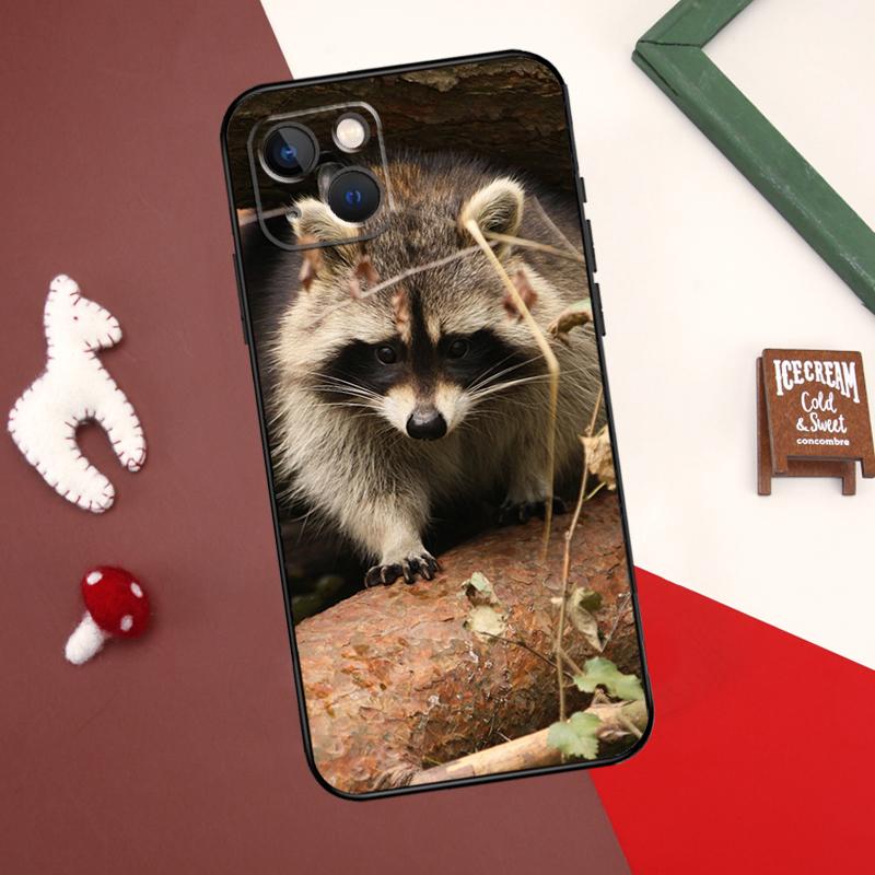 Raccoon Cover For iPhone 12 11 13 14 15 Pro Max 12 Mini 7 8 Plus X XR XS Max SE 2020 Phone Case