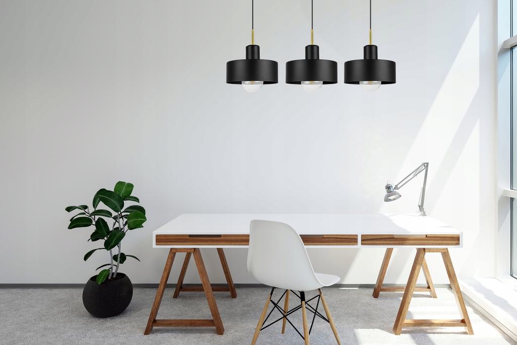 MODERN CEILING HANGING LAMP, METAL LAMPSHADE