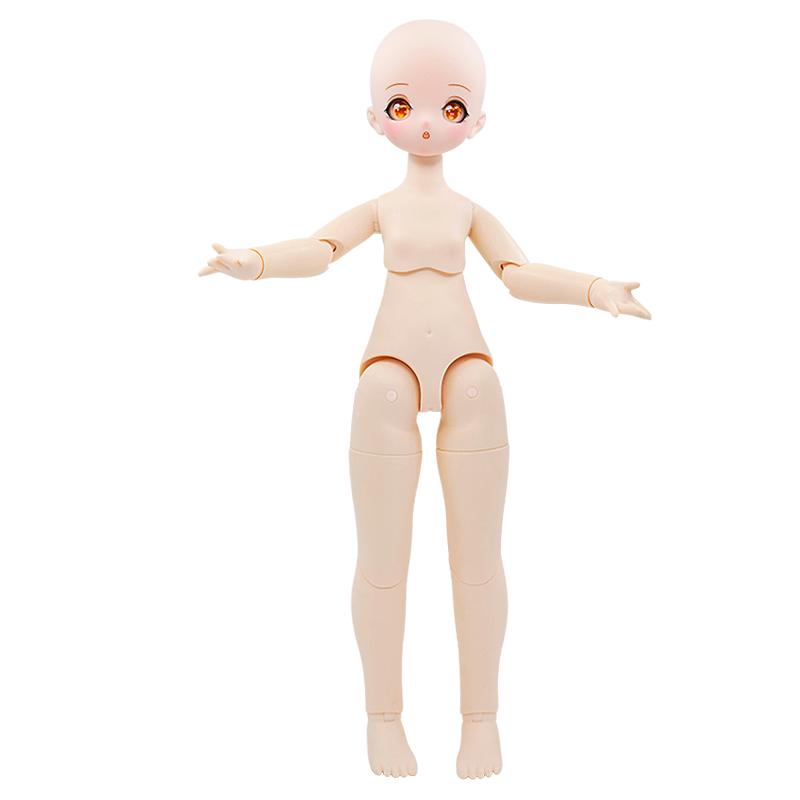 1/4 BJD Nude Doll Head Body Makeup Doll 40cm Kawaii Jointed Doll Toy Gift SD