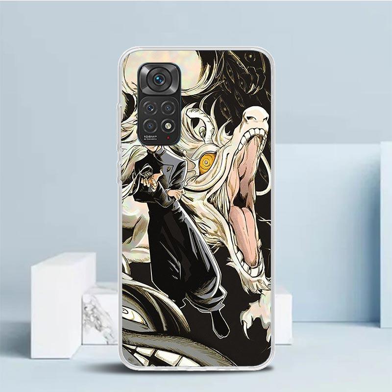 

JusuKaisen Geto Suguru Phone Case For Xiaomi Redmi Note 15 14 14S 13 12S 12 Pro Plus 11S 11 11T 11E 10S 10 + Soft TPU Back Cover Redmi Note 10 Pro 4G