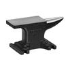 Single Horn Anvil, 4 Kg Cast Steel Anvil, High Hardness Rugged Round Horn Anvil Blacksmith, Compact Design and Stable Base