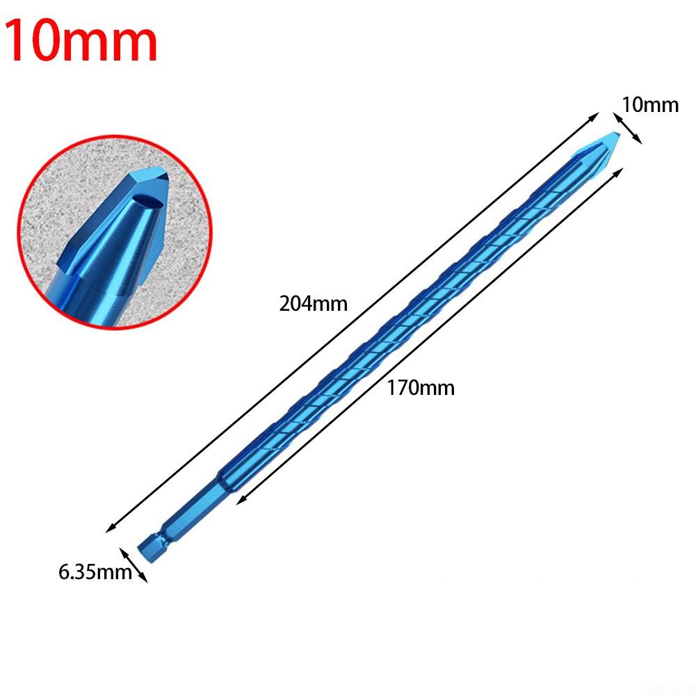 Exzentrischer Bohrer, Glasfliesenbohrer, Dreiecksbohrer, versetzte Kante