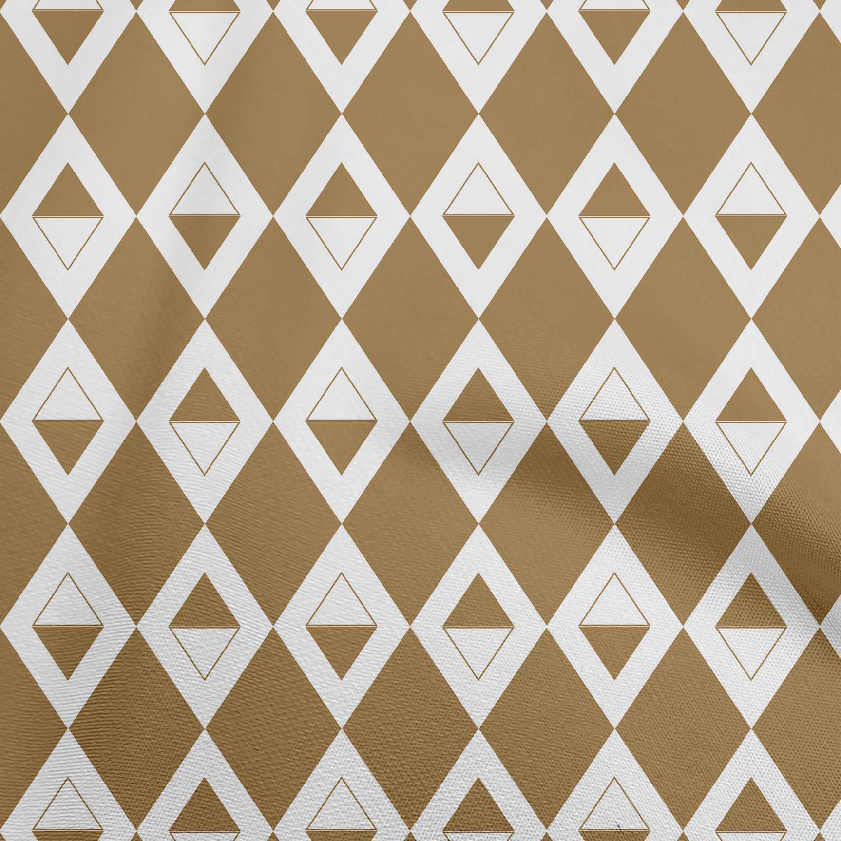 

oneOone Cotton Flex Brown Fabric Check Argyle Sewing Material Print Fabric By The Yard 40 Inch 42 Inch Wide - Viscose Chiffon світло-коричневого кольору