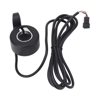 Electric Bike Thumb Throttle Plastic Finger Throttle Accelerator Replacement with SM Connector for