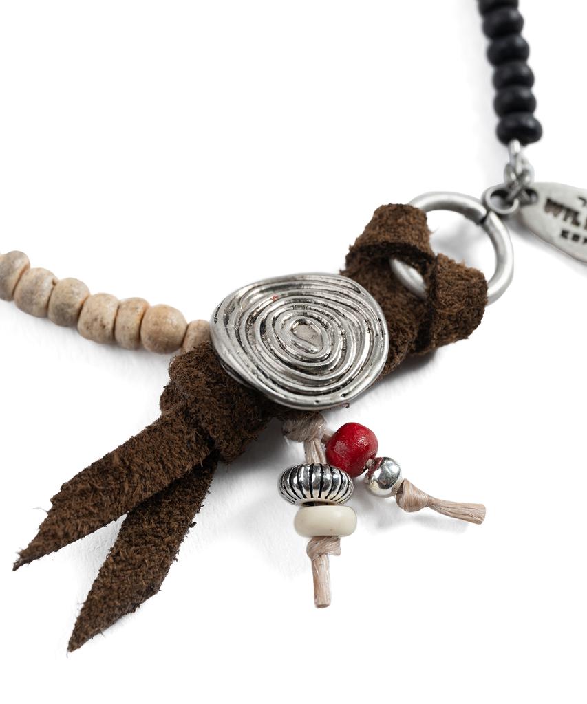 Wild Bricks Mb Ethnic Bracelet (Black&Beige)
