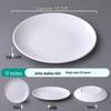 YuQunHui Commercial Melamine Round Dinner Plate