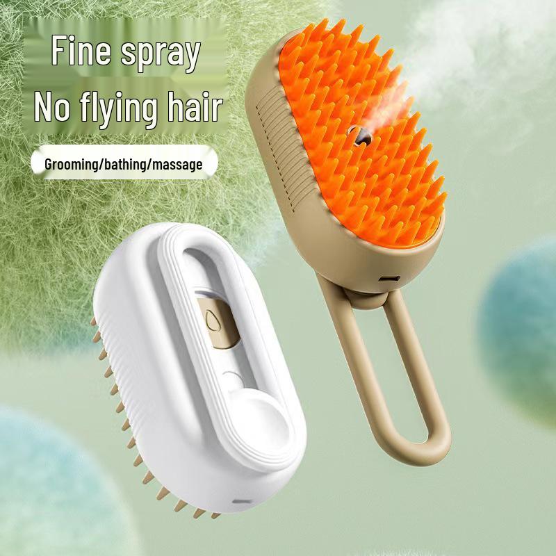Electric Pet Grooming Comb: Massage, Bath, and Loose Hair Removal for Cats and Dogs
