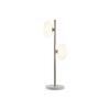 Desk lamp Home ESPRIT Crystal Marble 220 V 20 x 17 x 58 cm