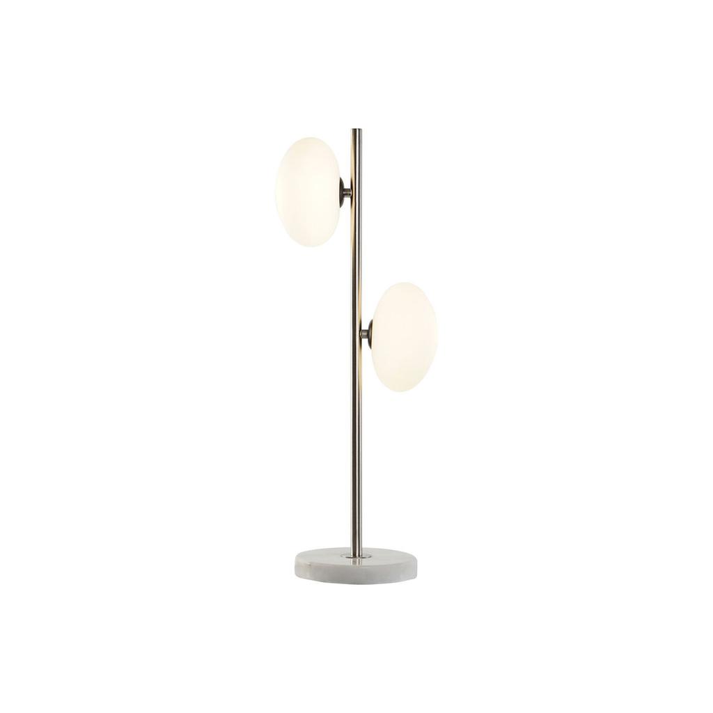 Desk lamp Home ESPRIT Crystal Marble 220 V 20 x 17 x 58 cm