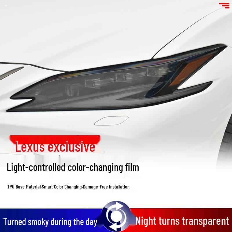 Transparent Smoked Protective Headlight Film for Lexus CT200, ES, RX, UX, IS, NX, LX