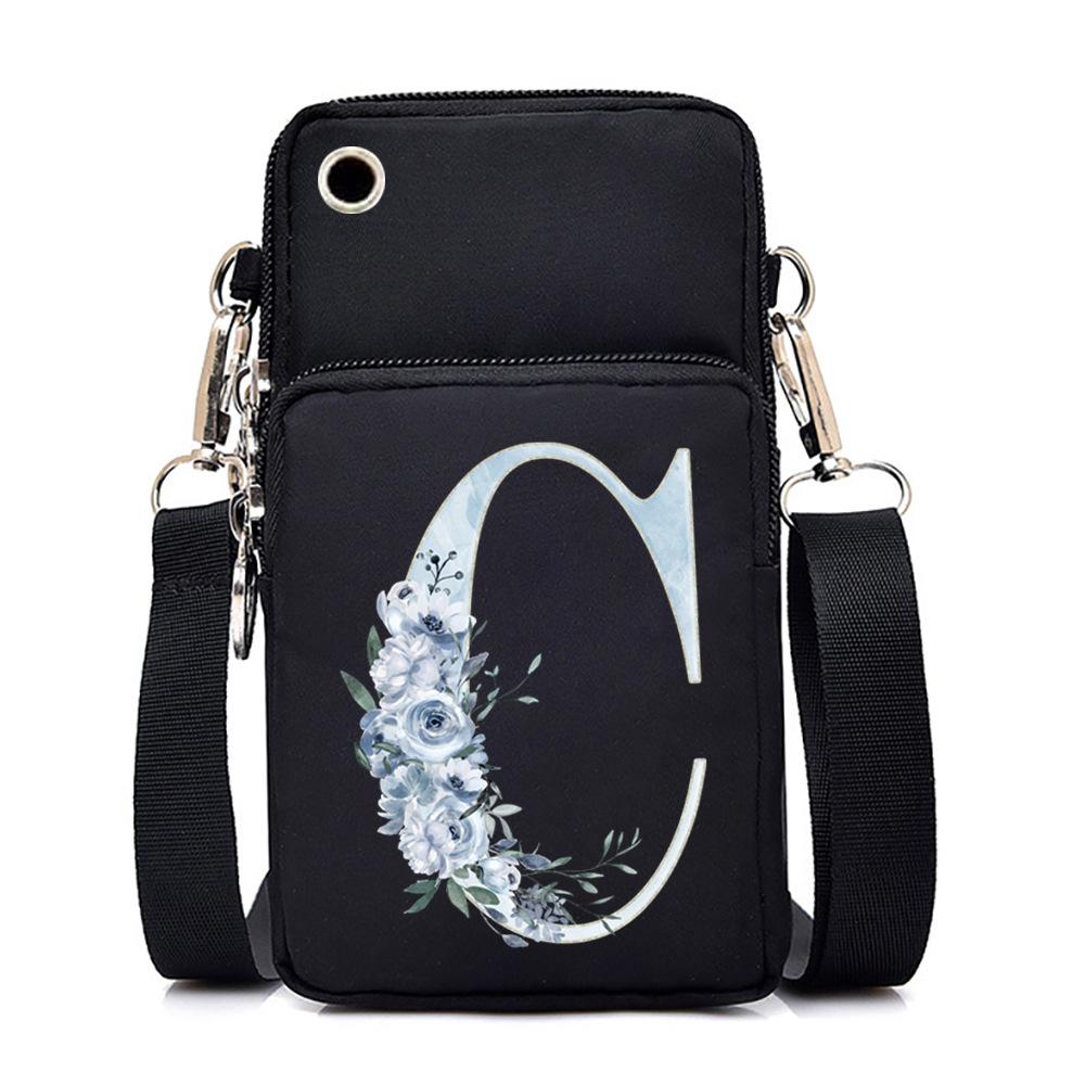 Letter Printing Go Out Portable Messenger Bag Shoulder Bag Men And Women Casual Simple
