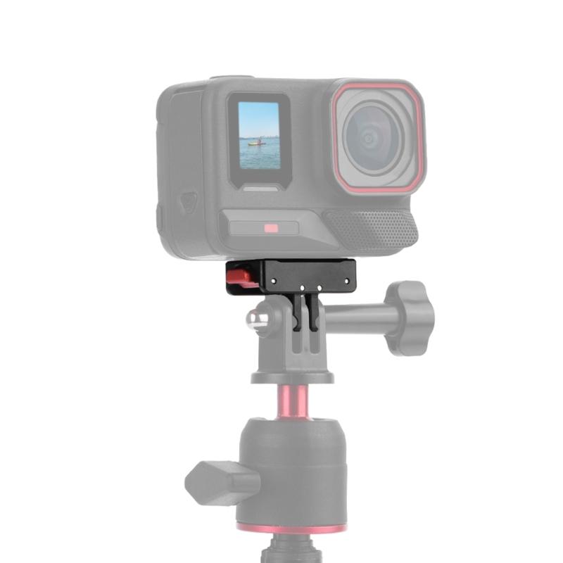 Magnetic Mounting Bracket For 1/4 Tripods Accessories Aluminum Construction Foldable Quick Detach