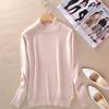 Women's Half-High Collar Spring/Autumn Knit Sweater Pullover
