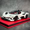 1:18 Apollo Project EVO Alloy Sports Car Model Diecast Metal Concept Racing Car Vehicle Model Sound and Light Childrens Toy Gift