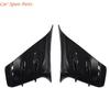 Y4UA Motorcycle Aerodynamic Side Winglets ABS Universal Fit Spoiler Deflector Wing