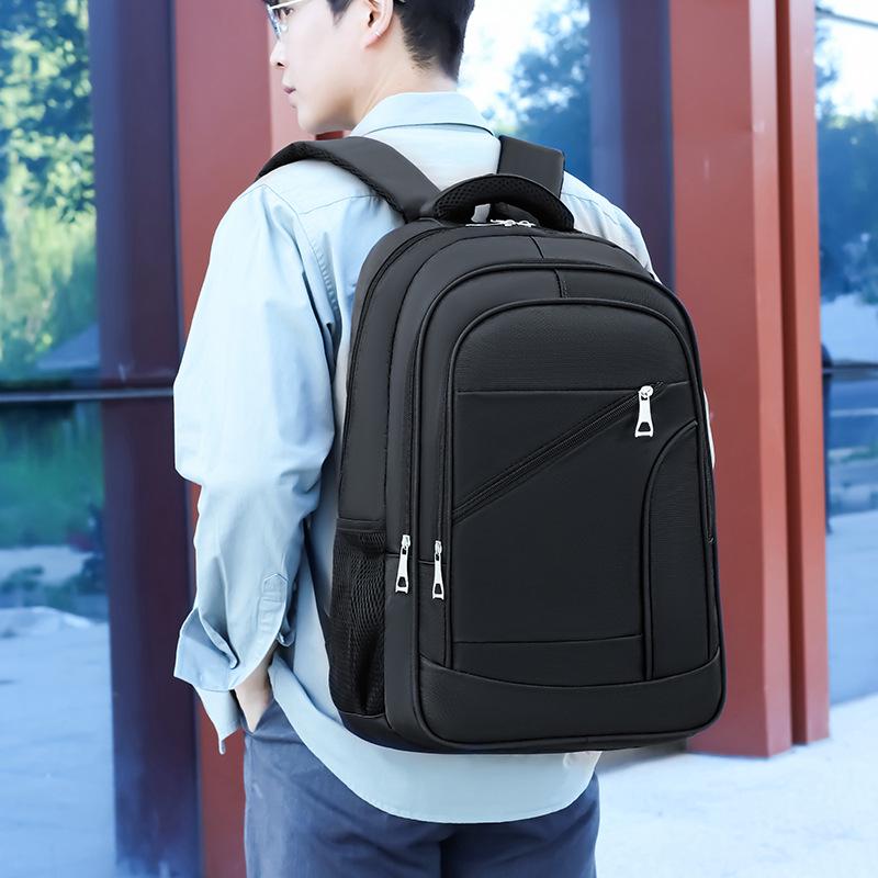 Men's Large Capacity Business & Student Laptop Backpack, Casual Travel & Commuting Bag
