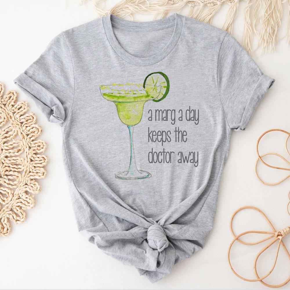 Tequila Lime And Sunshine Shirt Female Pop Culture Streetwear Top Tees Kawaii Graphic Breathable Gothic Colorful Trendy