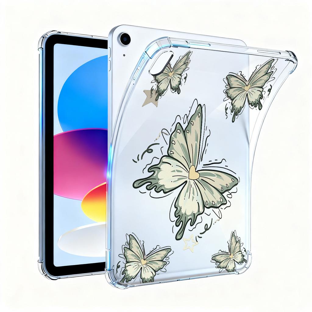Чехол-бабочка для Apple iPad 11 дюймов защитный 2026 новый Samsung 12,4 дюйма прозрачный Pro 9.7 мягкий чехол