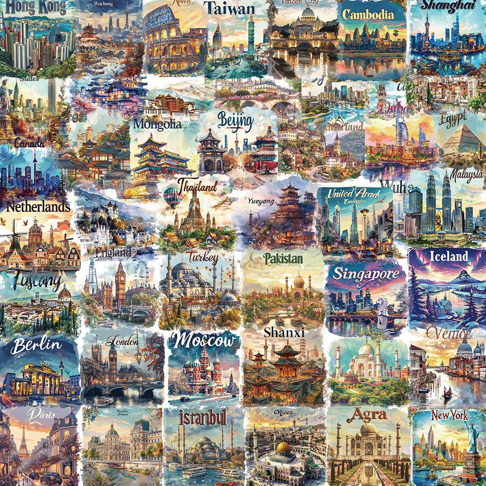 

50 шт. Мультяшные Водонепроницаемые Граффити Наклейки Эстетичные Декоративные Чемодан Ноутбук Кружка Телефон Холодильник Скрапбук Детские Наклейки