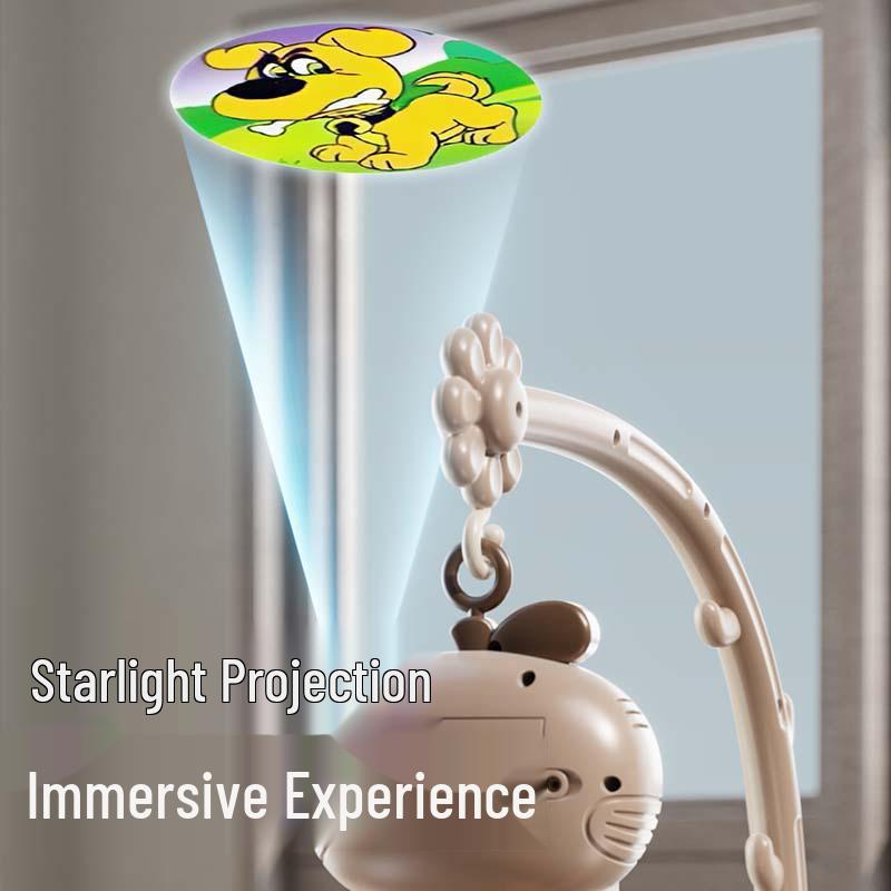 Musical Rotating Projection Crib Mobile for Newborns (0-3 Years)