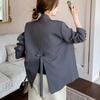 Damen Blazer Jacke Frühling Herbst Lässiges Design Sinn Damen Oberbekleidung All-Match Elegant Mode Damen Anzug Mantel