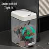 Silent Double-Open Trash Can with Foot Pedal for Kitchen and Bathroom