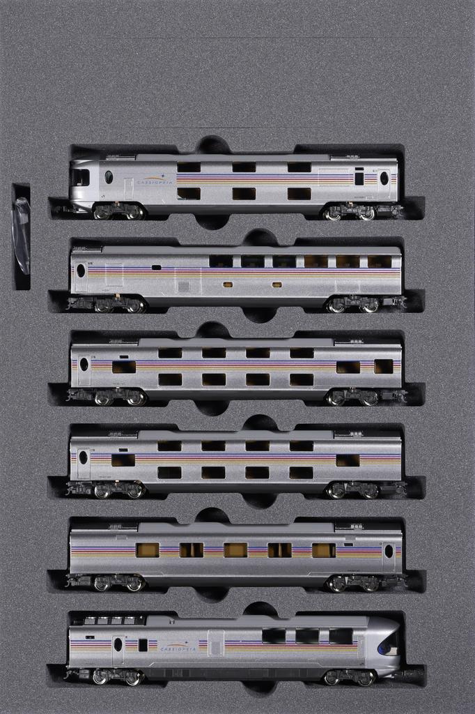 KATO N gauge E26 series basic model railway passenger car "Cassiopeia Cruise" 6-car set, 10-2112