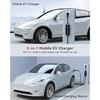 MCEVKELN Chargeur Type 2 3.6KW Chargeur Voiture Electrique Avec Schuko, Courant Commutable 6-16A, IP65 5M EV Cable De Recharge Type