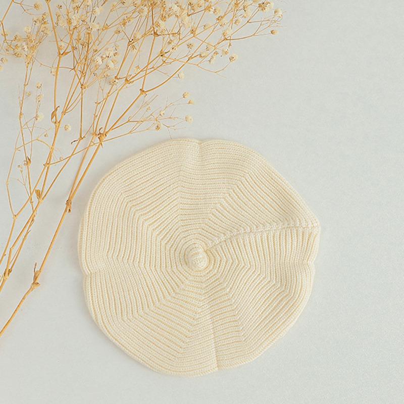 Roztomilý dětský baret univerzální vlněná čepice pro novorozence, malířská čepice, batole, chlapec, dívky, teplá čepice z dýně, ležérní čepice