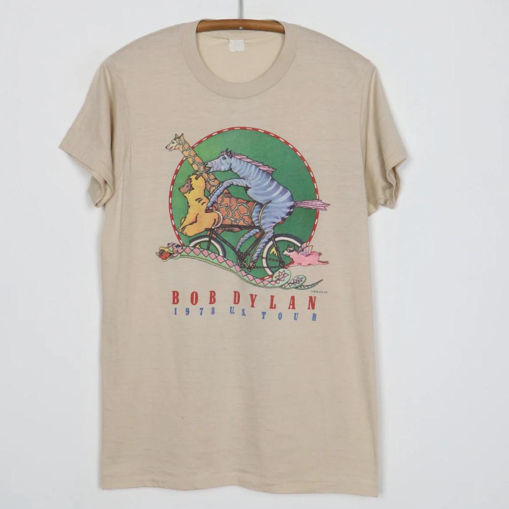 1978 Bob Dylan Us Tour Unisex Shirt Size S5Xl Unisex T-Shirt XXXXL