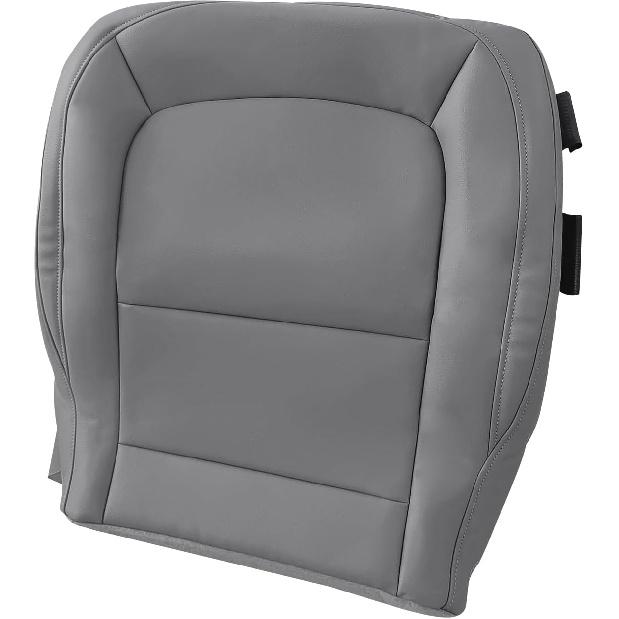 Driver Side Bottom Replacement Leather Seat Cover Gray #H2U or H0U Compatible with Chevy Colorado GMC Canyon 2015 2016 2017 2018 2019 2020 2021 2022