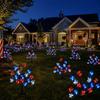 Solar Powered Star Branch Outdoor Stake Lights for Garden Yard Pathway Waterproof Decorative Landscape Lighting Set of 2