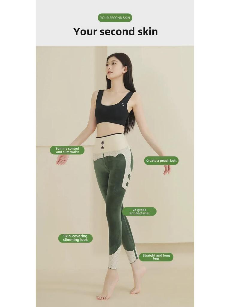 High-Waist Velvet-Lined Barbie Pants for Autumn/Winter – Hip-Lifting, Warm 600g Shark Pants