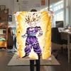 1PC Vegito  Print Flannel Blanket, High Quality All Seasons, Home Decor, Warmth and Comfort, Perfect for Christmas Gifts