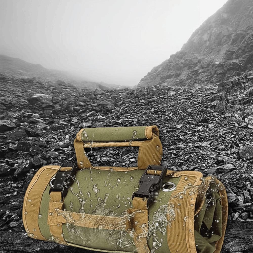 Multiple Pockets Tool Bag Durable Material High Quality Hardware Tool Storage Portable Design Rolled Up Tool Organizer