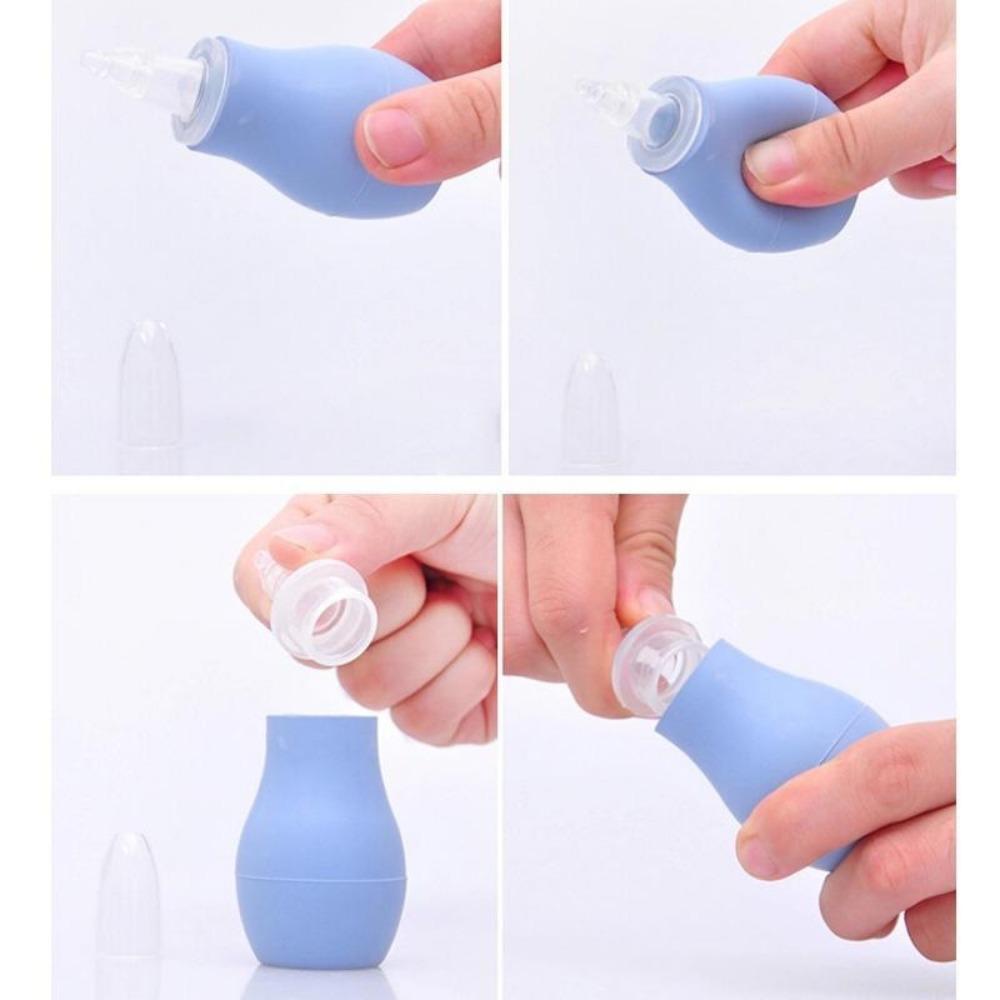 1PC Tragbare Baby Kleinkind Nasensauger Nase Schleim Rotz Reiniger Vakuum Sauger Pumpe