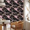Marble Wallpaper Black, Brown and Red for Living Room and Bedroom 50x1000