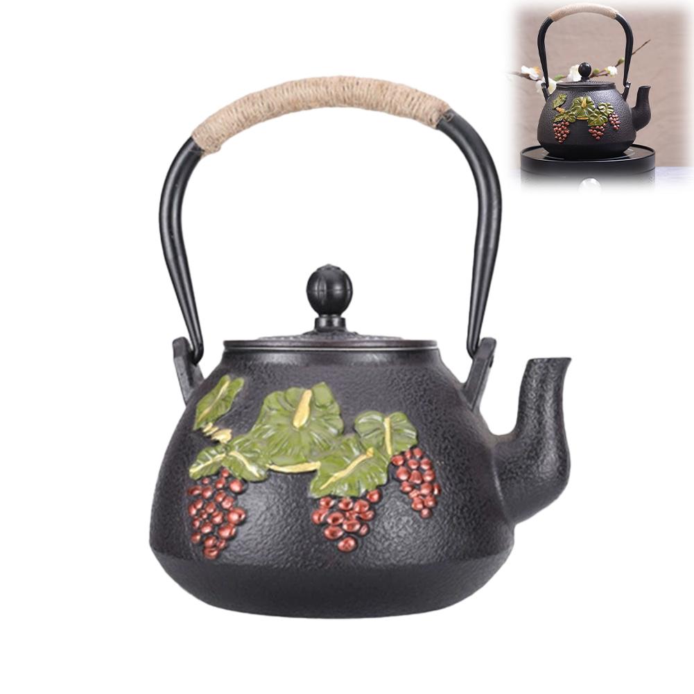 Handmade Iron Tea Pot Japanese Style Cast Iron Water Heater Tea Brewing Home Use Tea Pot Tea Set From Mainland China