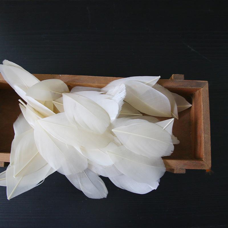 50Pcs26 Color Diy Jewelry Accessories Feather Color Floating Head Feather Goose Feather Craft Decorative Material